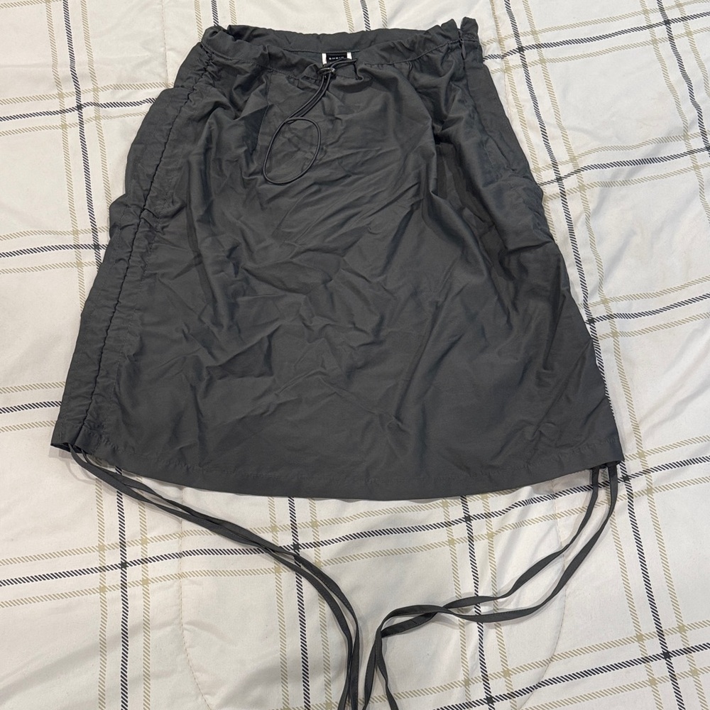 SHEIN Charcoal A-Line Skirt